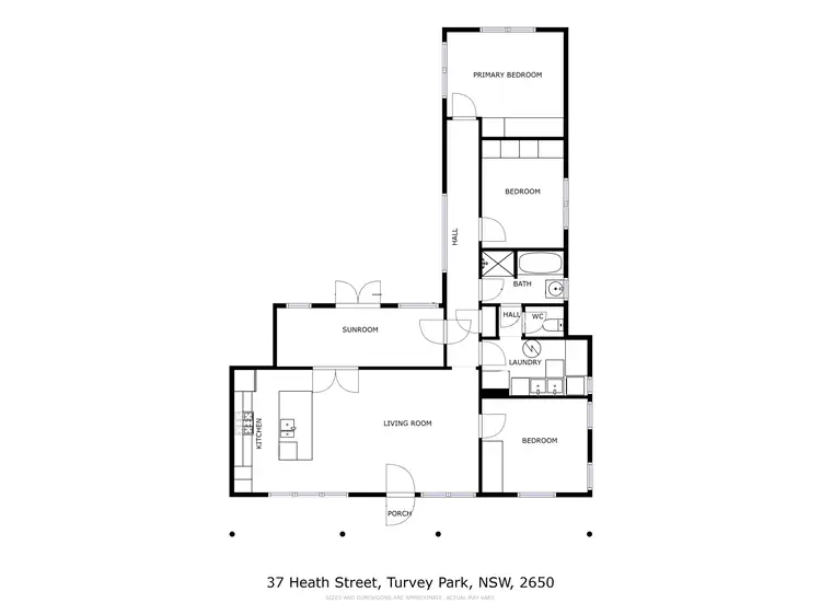 Floorplan of Homely house listing, 37 Heath Street, Turvey Park NSW 2650