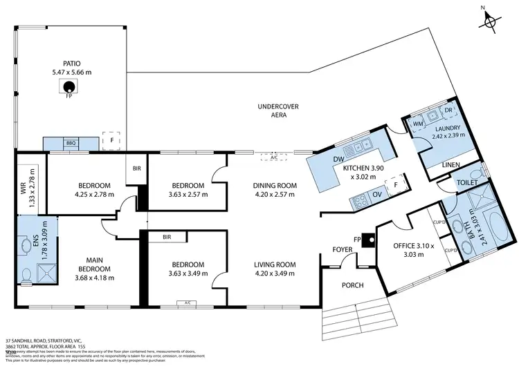 Floorplan of Homely house listing, 37 Sandhill Road, Stratford VIC 3862