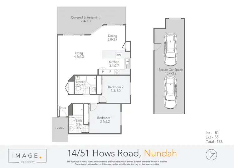 Floorplan of Homely unit listing, 14/51 Hows Road, Nundah QLD 4012