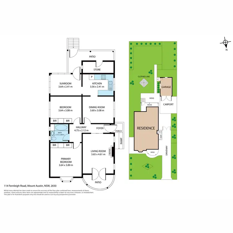 Floorplan of Homely house listing, 114 Fernleigh Road, Mount Austin NSW 2650