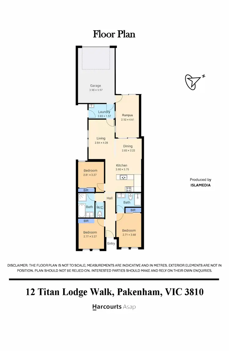 Floorplan of Homely house listing, 12 Titan Lodge Walk, Pakenham VIC 3810