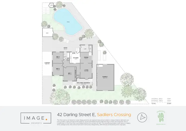 Floorplan of Homely house listing, 42 Darling Street, Sadliers Crossing QLD 4305