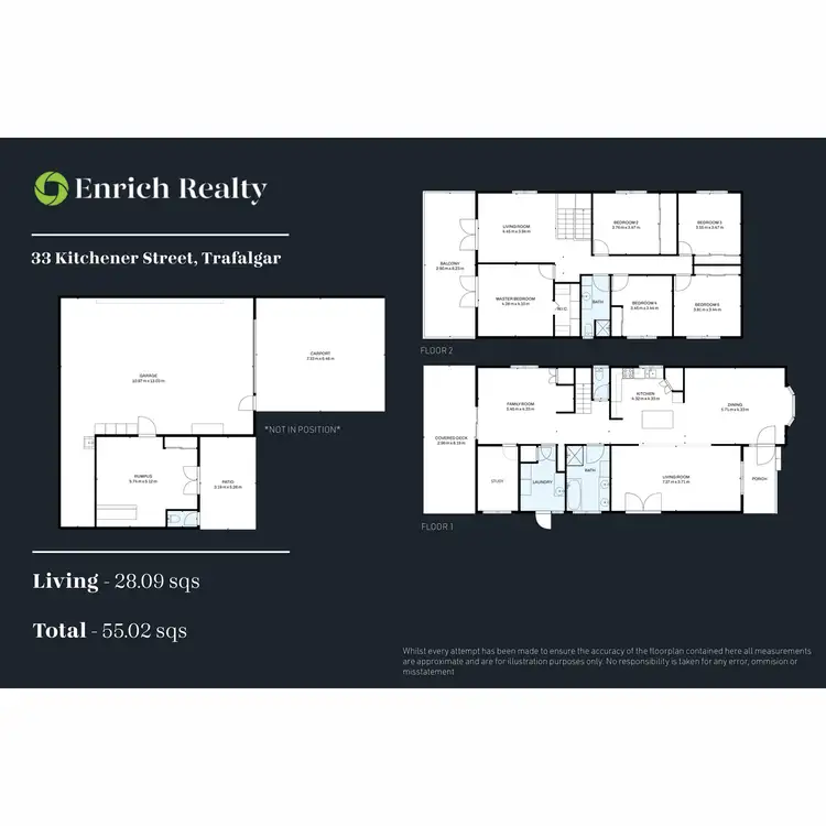 Floorplan of Homely house listing, 33 Kitchener Street, Trafalgar VIC 3824