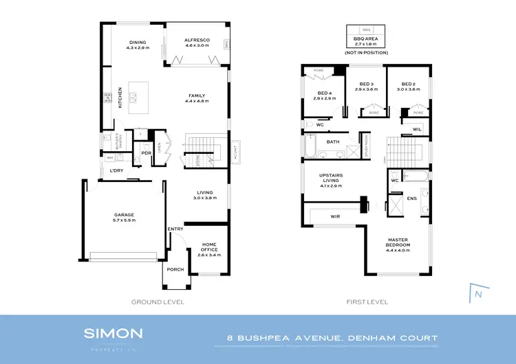 Floorplan of Homely house listing, 8 Bushpea Avenue, Denham Court NSW 2565
