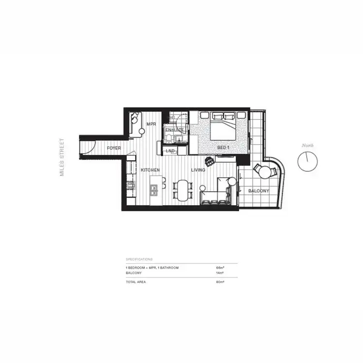 Floorplan of Homely apartment listing, 904/4 Miles Street, Coolangatta QLD 4225