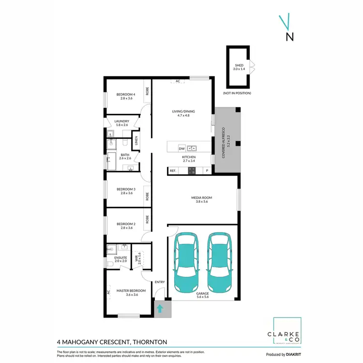 Floorplan of Homely house listing, 4 Mahogany Crescent, Thornton NSW 2322