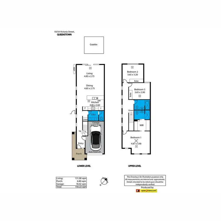 Floorplan of Homely townhouse listing, 10/54 Victoria Street, Queenstown SA 5014