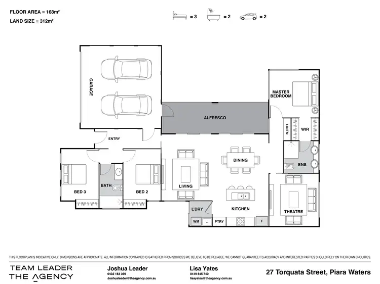 Floorplan of Homely house listing, 27 Torquata Street, Piara Waters WA 6112