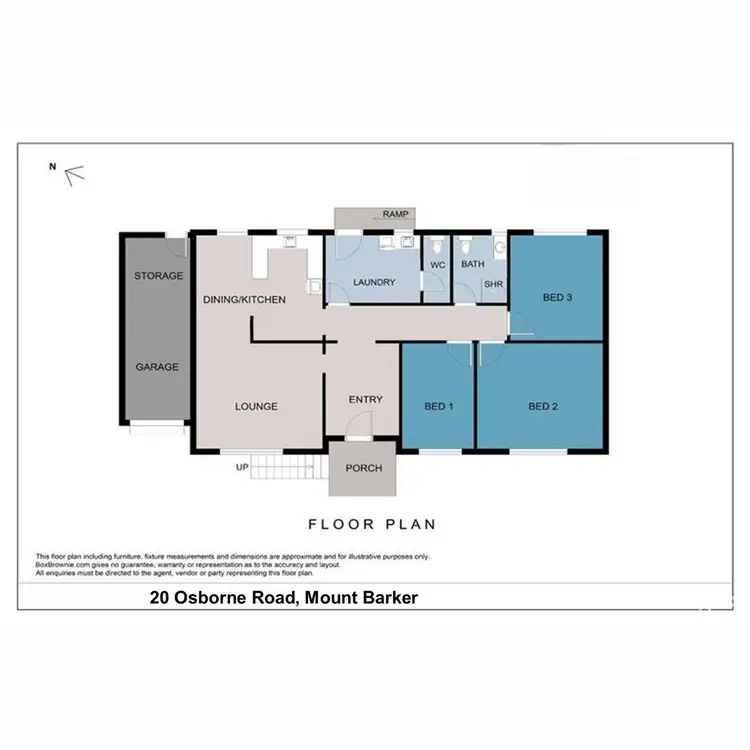 Floorplan of Homely house listing, 20 Osborne Road, Mount Barker WA 6324
