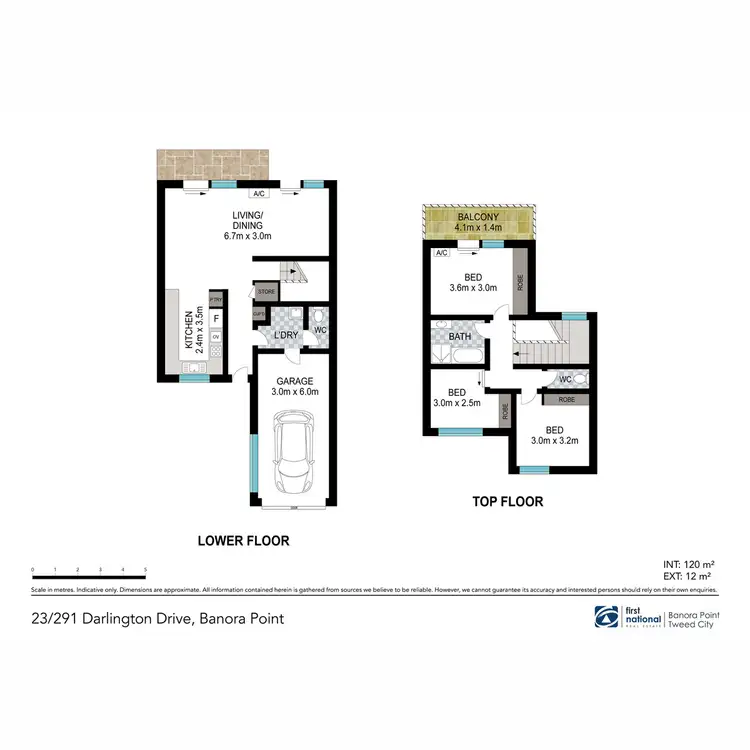 Floorplan of Homely townhouse listing, 23/291 Darlington Drive, Banora Point NSW 2486