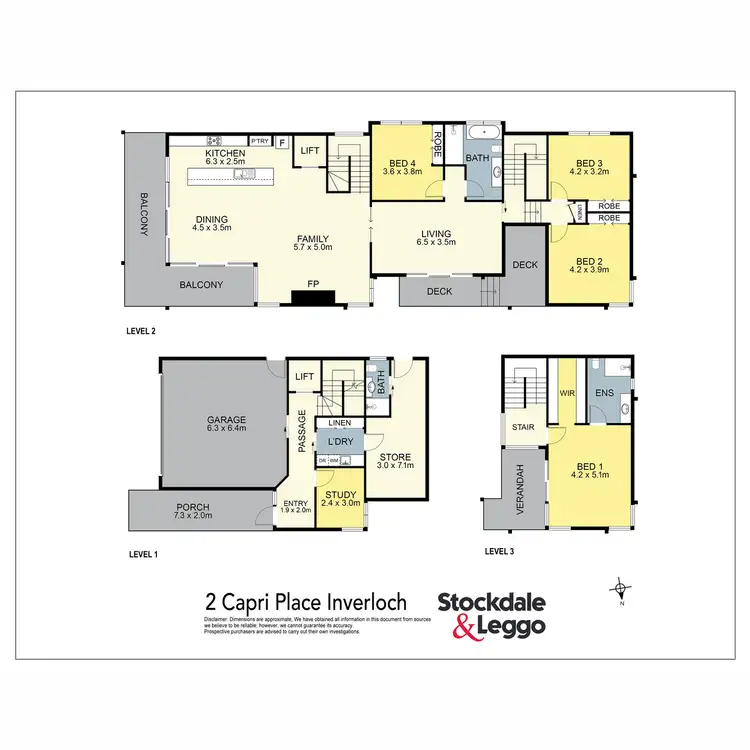 Floorplan of Homely house listing, 2 Capri Place, Inverloch VIC 3996