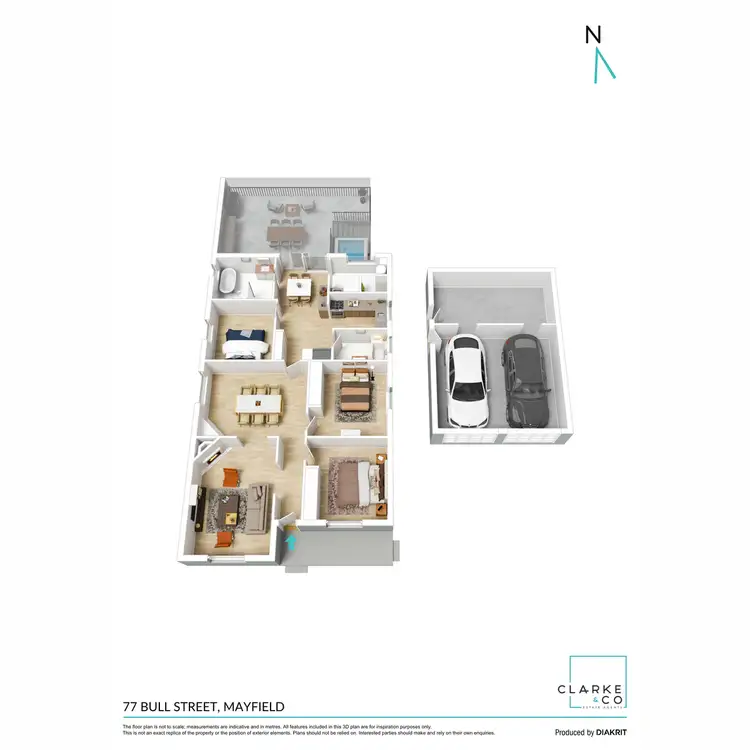 Floorplan of Homely house listing, 77 Bull Street, Mayfield NSW 2304