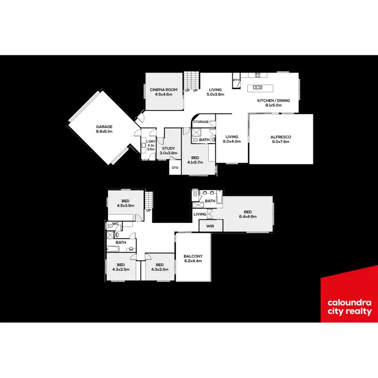 Floorplan of Homely house listing, 10/41 Mahogany Drive, Pelican Waters QLD 4551