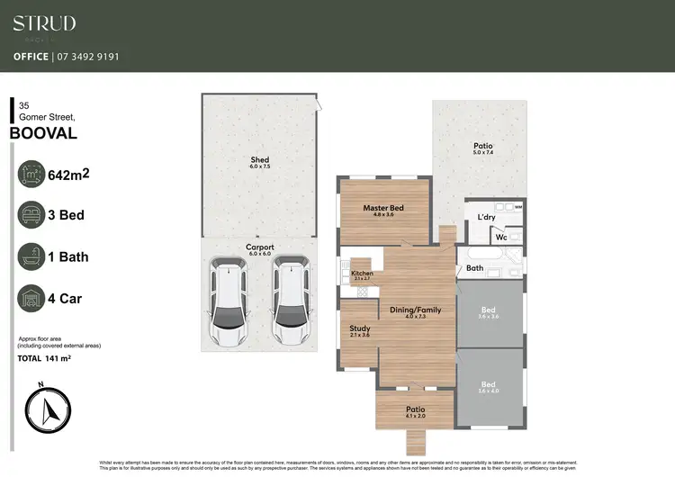 Floorplan of Homely house listing, 35 Gomer Street, Booval QLD 4304