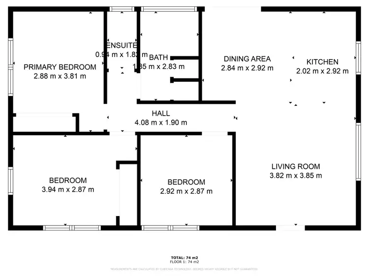 Floorplan of Homely house listing, 18 Ferguson Crescent, West Gladstone QLD 4680