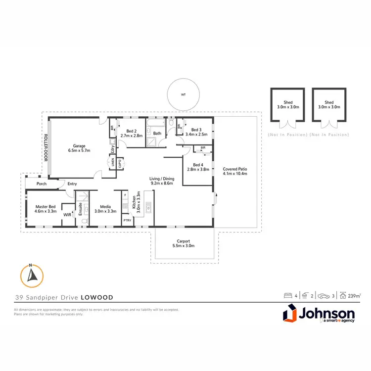 Floorplan of Homely house listing, 39 Sandpiper Drive, Lowood QLD 4311