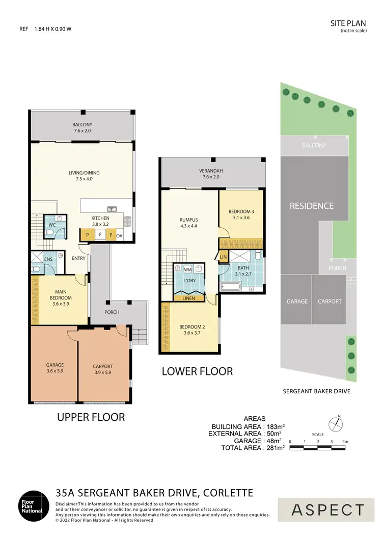 Floorplan of Homely house listing, 35A Sergeant Baker Drive, Corlette NSW 2315
