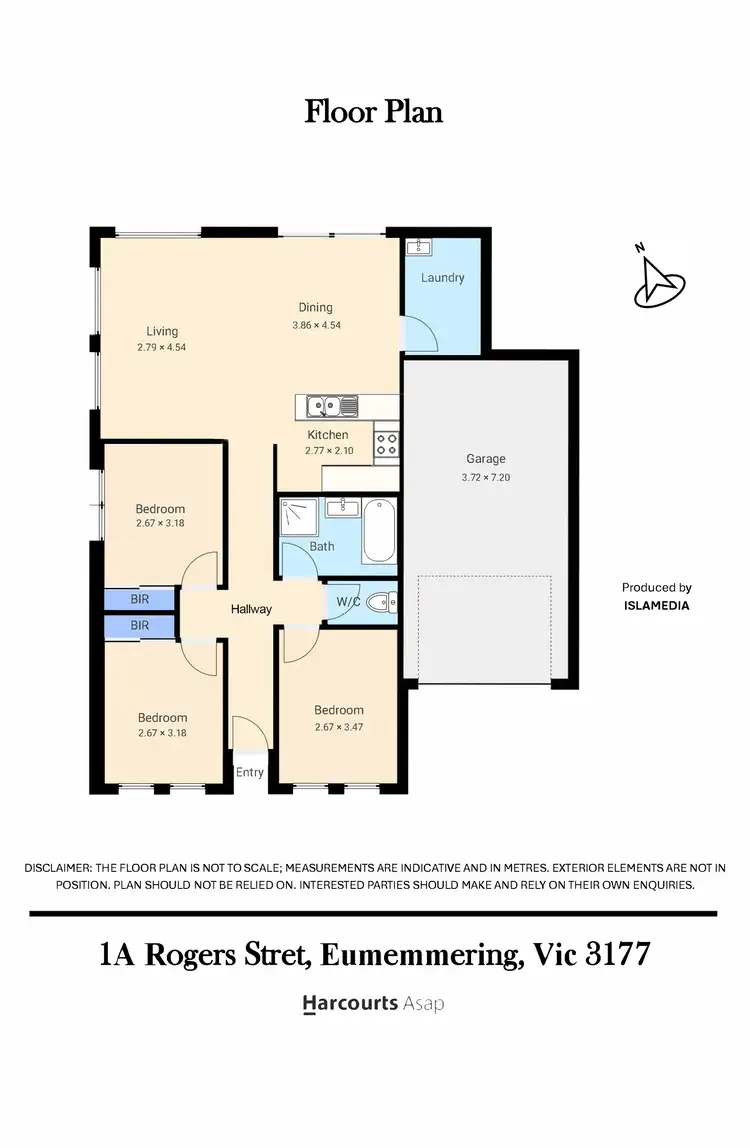 Floorplan of Homely unit listing, 1A Rogers Street, Eumemmerring VIC 3177