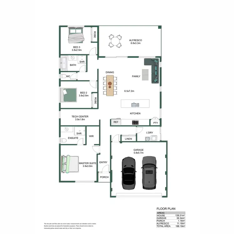 Floorplan of Homely house listing, 2 Northwood Loop, Thornlie WA 6108