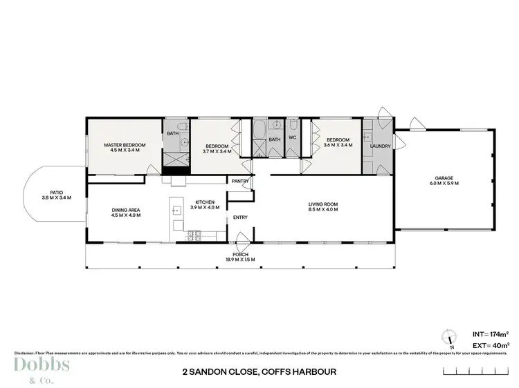 Floorplan of Homely house listing, 2 Sandon Close, Coffs Harbour NSW 2450