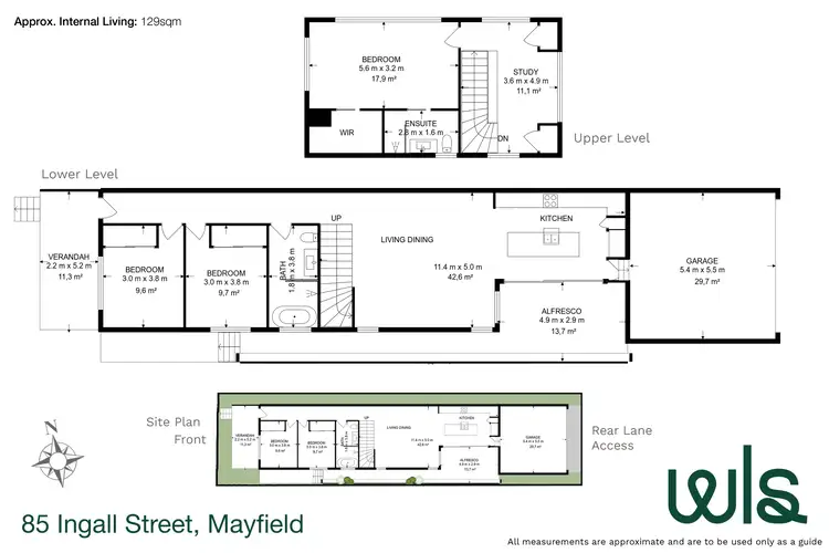 Floorplan of Homely house listing, 85 Ingall Street, Mayfield NSW 2304