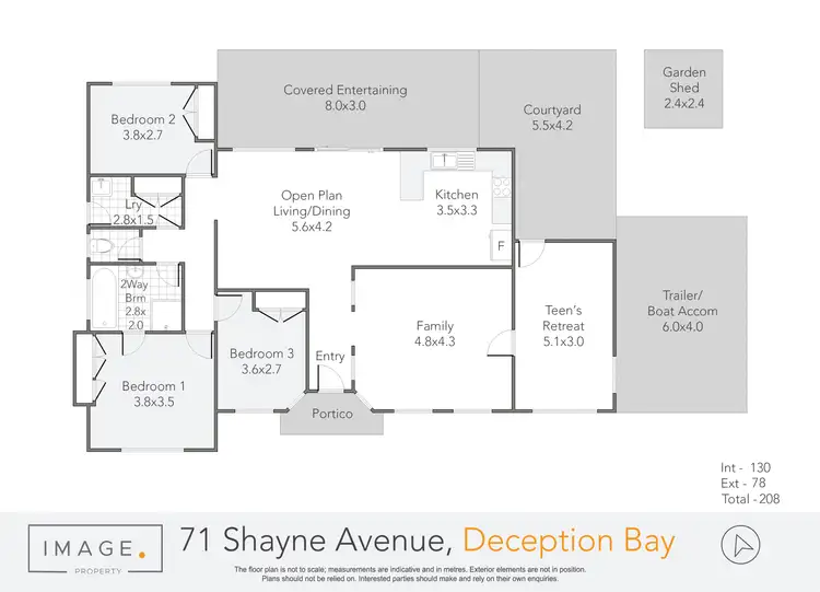 Floorplan of Homely house listing, 71 Shayne Avenue, Deception Bay QLD 4508