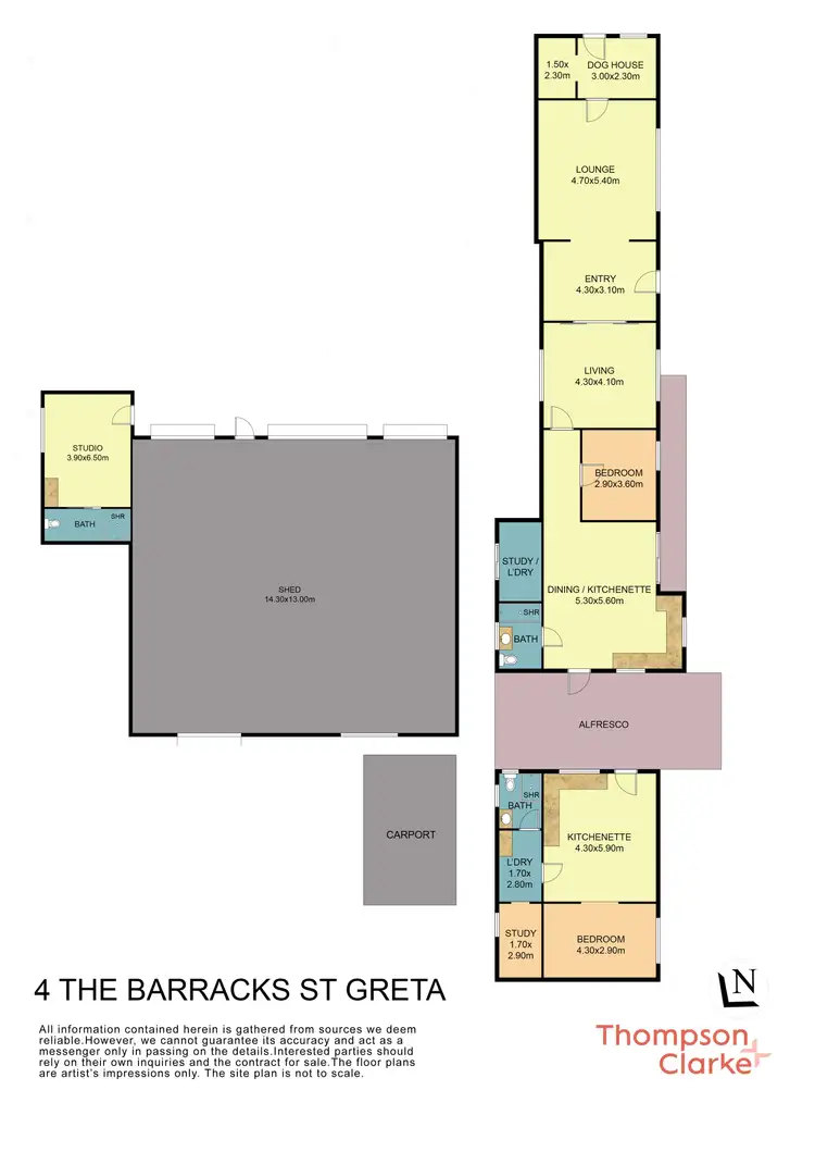 Floorplan of Homely land listing, 4 The Barracks Close, Greta NSW 2334