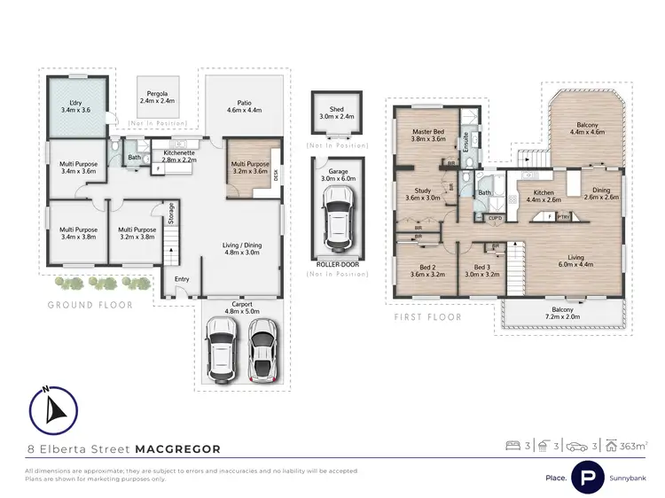 Floorplan of Homely house listing, 8 Elberta Street, Macgregor QLD 4109