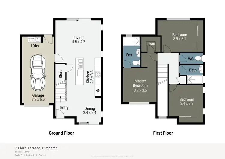 Floorplan of Homely house listing, 7 Flora Terrace, Pimpama QLD 4209