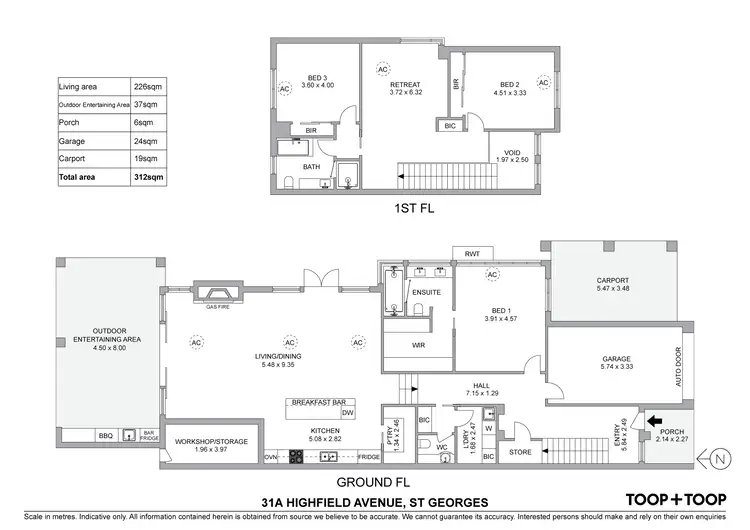 Floorplan of Homely house listing, 31A Highfield Avenue, St Georges SA 5064