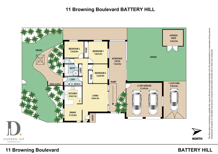 Floorplan of Homely house listing, 11 Browning Boulevard, Battery Hill QLD 4551