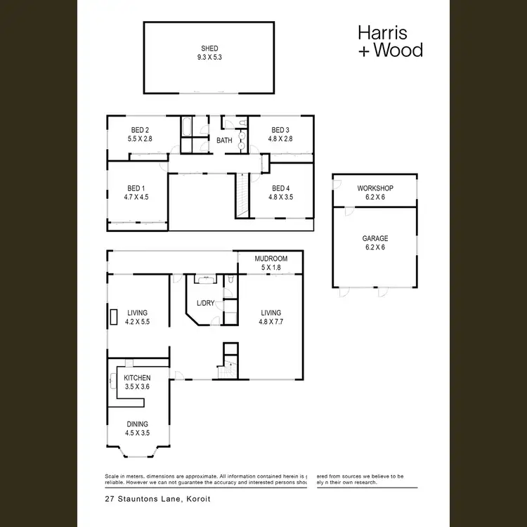 Floorplan of Homely house listing, 27 Stauntons Lane, Koroit VIC 3282