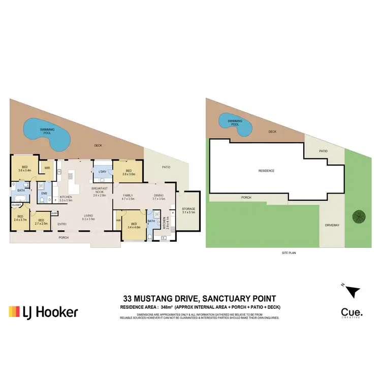 Floorplan of Homely house listing, 33 Mustang Drive, Sanctuary Point NSW 2540