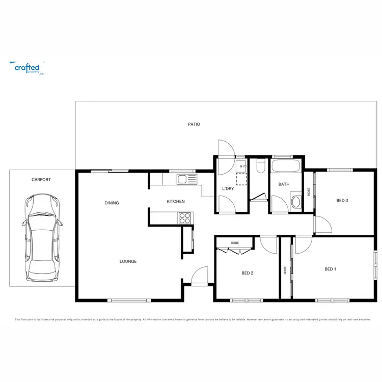Floorplan of Homely house listing, 4 Centaurus Crescent, Regents Park QLD 4118