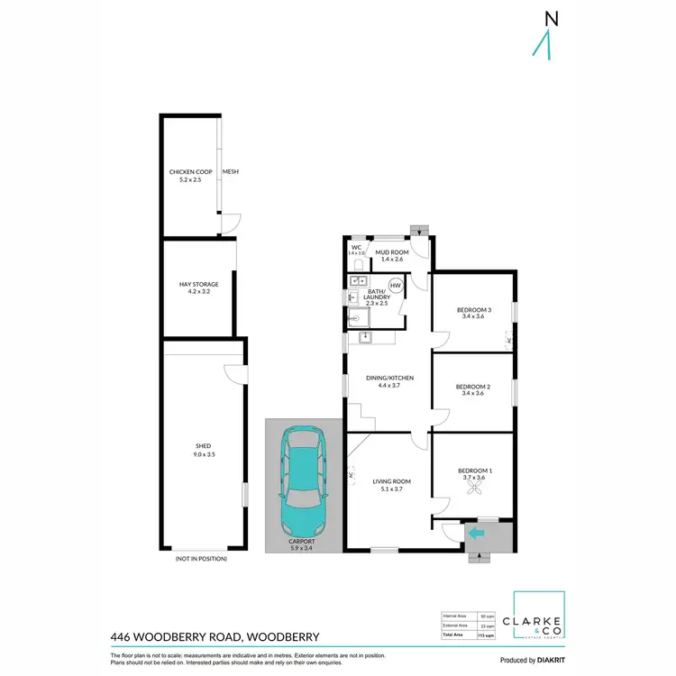 Floorplan of Homely house listing, 446 Woodberry Road, Woodberry NSW 2322