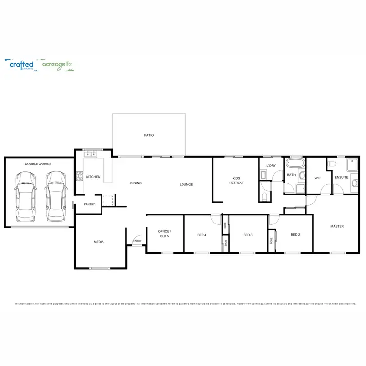 Floorplan of Homely rural property listing, 10 Yarra Glen Rise, Jimboomba QLD 4280