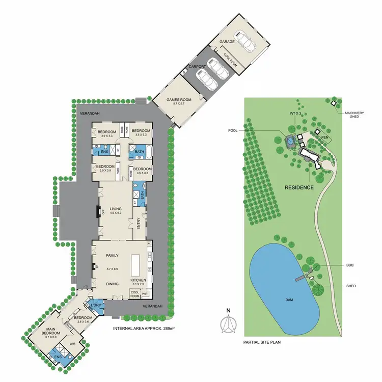 Floorplan of Homely rural property listing, 1297 C Broke Road, Broke NSW 2330