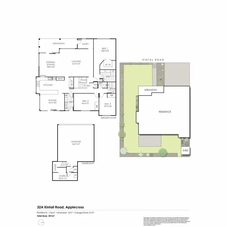 Floorplan of Homely house listing, 32A Kintail Road, Applecross WA 6153