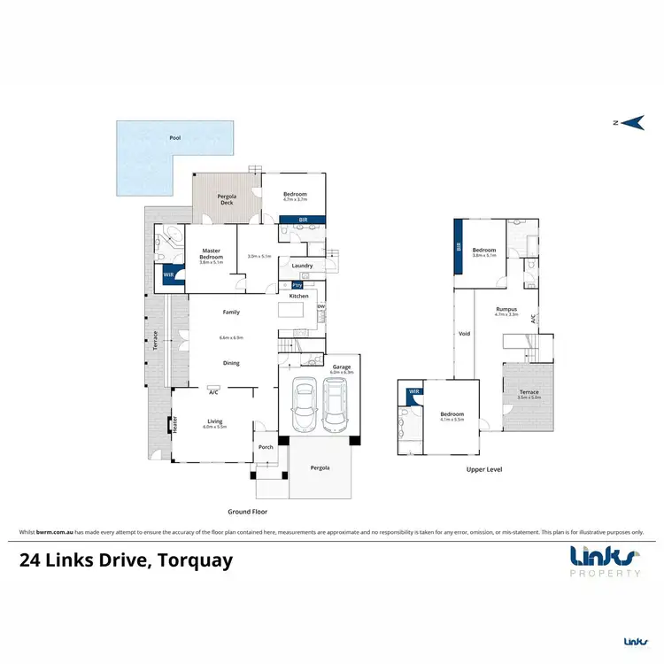 Floorplan of Homely house listing, 24 Links Drive, Torquay VIC 3228