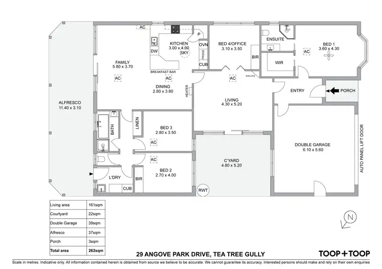 Floorplan of Homely house listing, 29 Angove Park Drive, Tea Tree Gully SA 5091