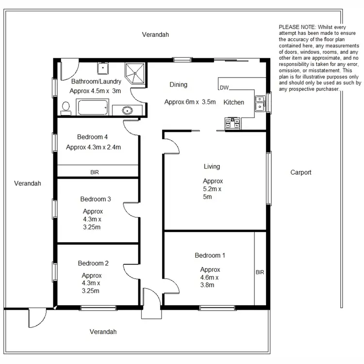 Floorplan of Homely house listing, 16B Thompson Street, Port Augusta SA 5700