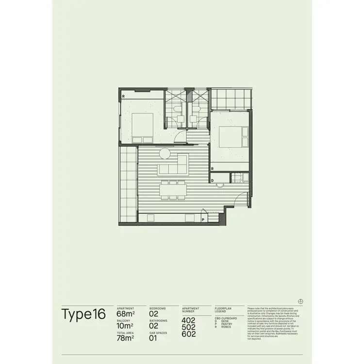 Floorplan of Homely apartment listing, 602/60-66 Islington Street, Collingwood VIC 3066
