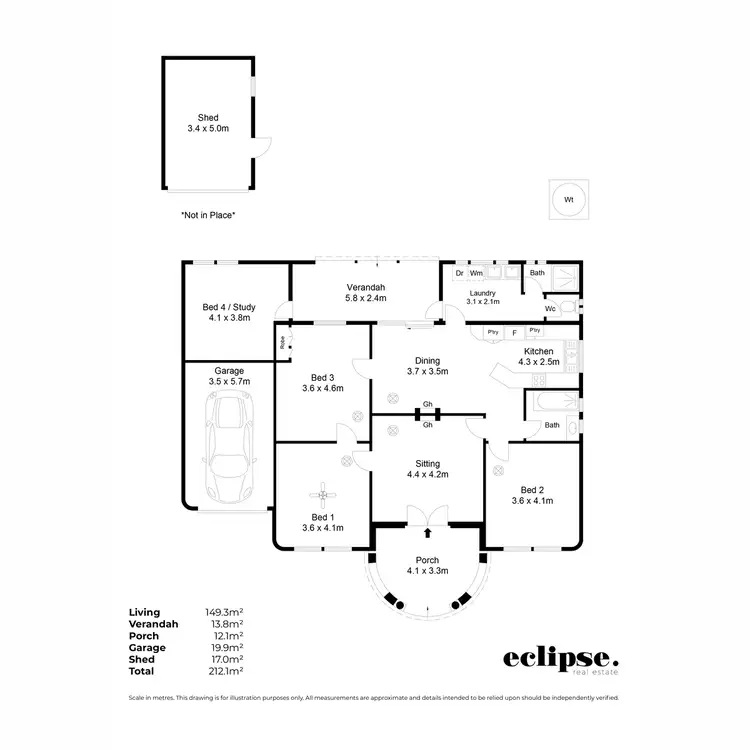 Floorplan of Homely house listing, 13 Tarcoma Avenue, Payneham South SA 5070