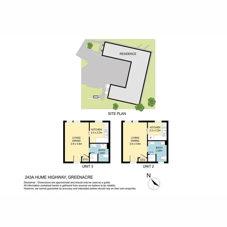 Floorplan of Homely block of units listing, 243A Hume Highway, Greenacre NSW 2190