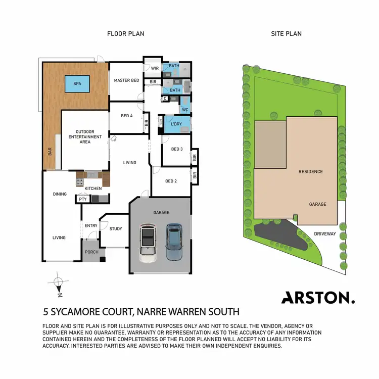 Floorplan of Homely house listing, 5 Sycamore Court, Narre Warren South VIC 3805
