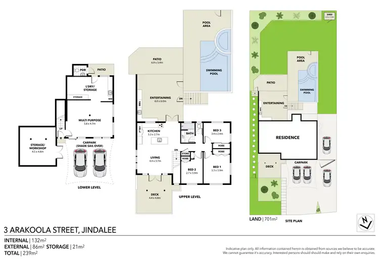 Floorplan of Homely house listing, 3 Arakoola Street, Jindalee QLD 4074
