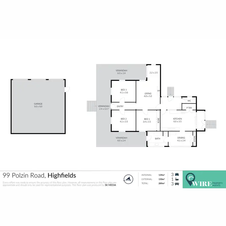 Floorplan of Homely house listing, 99 Polzin Road, Highfields QLD 4352