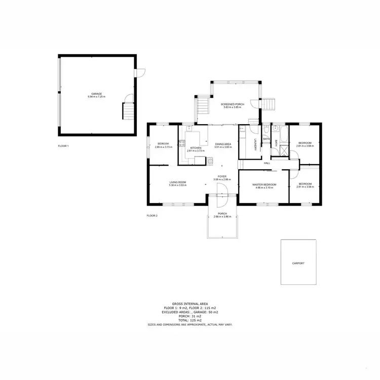 Floorplan of Homely house listing, 20 Fartch Street, Mount Gambier SA 5290