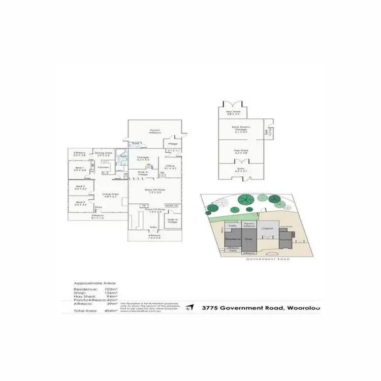 Floorplan of Homely house listing, 3775 Government Road, Wooroloo WA 6558
