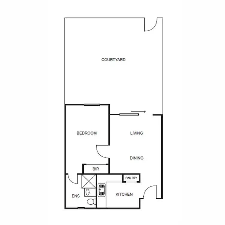 Floorplan of Homely apartment listing, 1/66 Cleaver Street, West Perth WA 6005